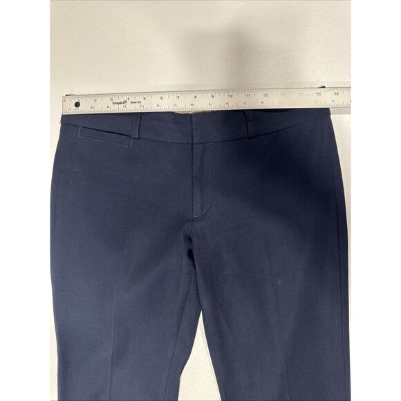 Banana Republic Sloan Slim Ankle Pants Womens 6 Petite Navy Blue Office Career - Picture 3 of 10